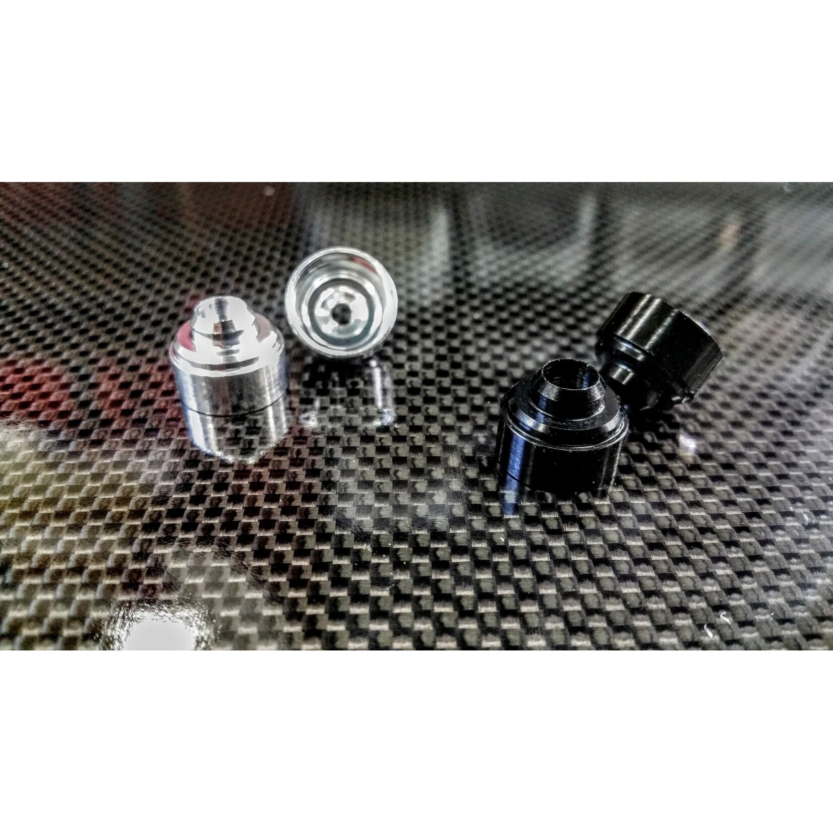 Big Bore Shock Caps - Black