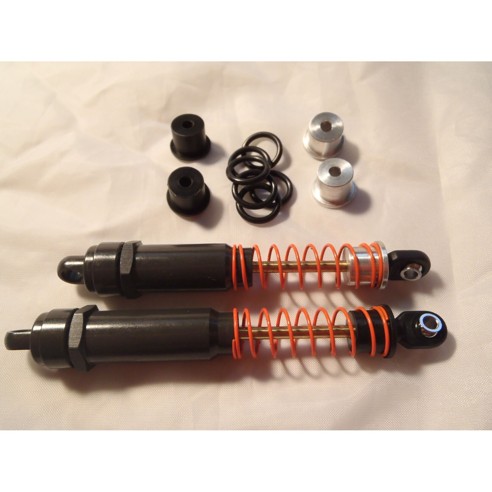 No Pre-load shock spring cups - Delrin-Black
