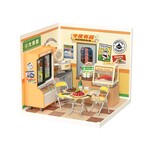 Robotime Night Out Food Stall, DIY Miniature House