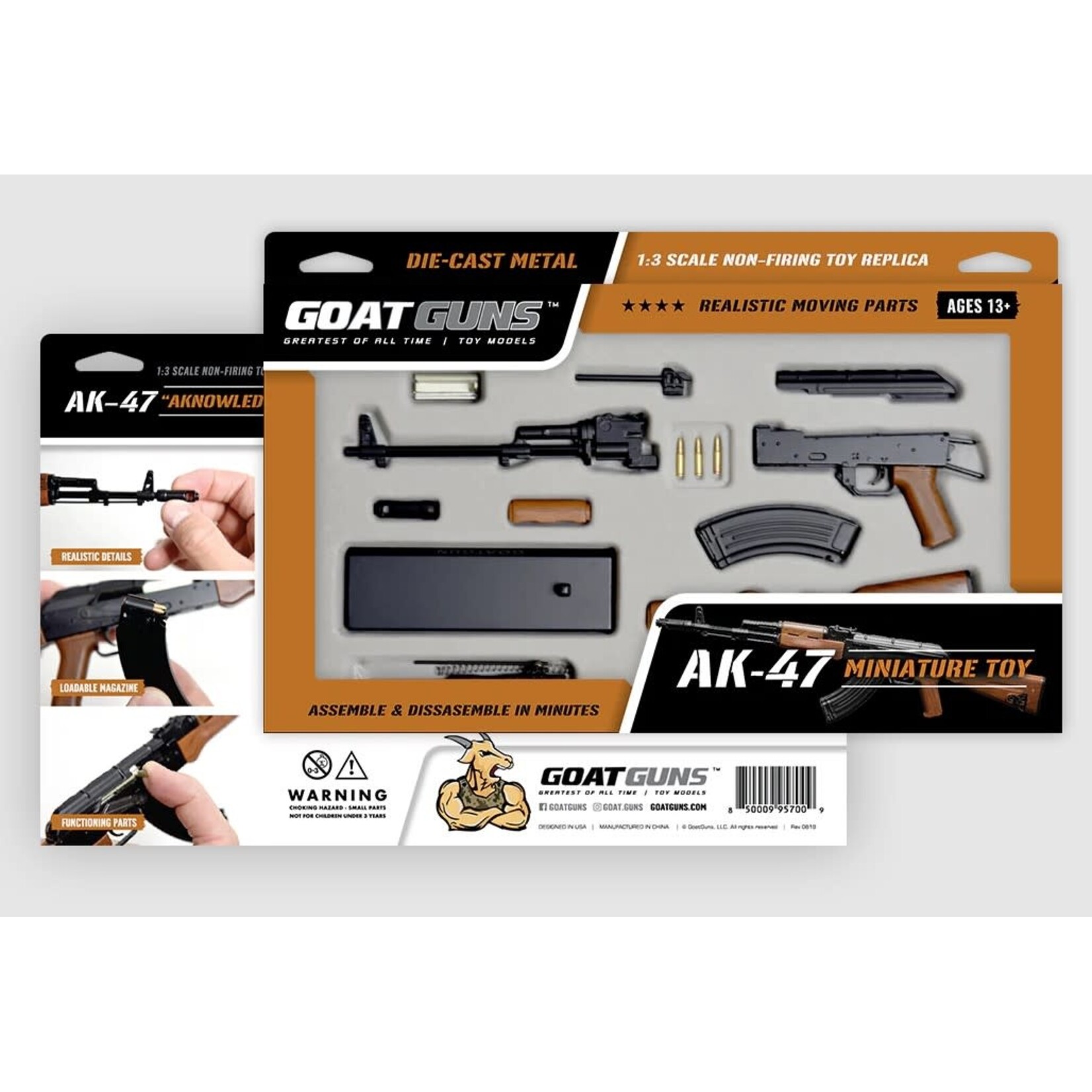 Diecast  AK47 Model Kit - Black