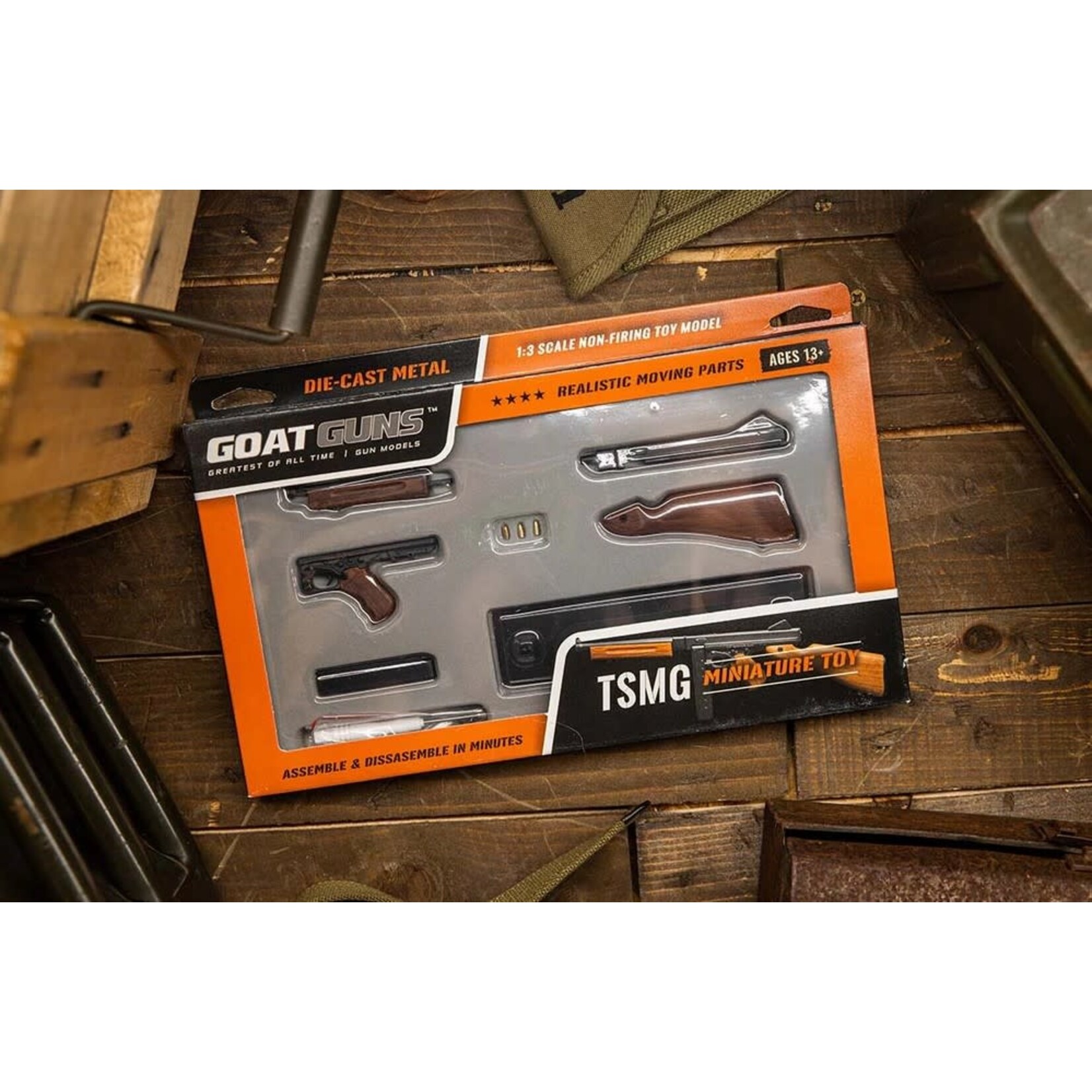 Diecast Thompson Sub-Machine gun Model kit - black