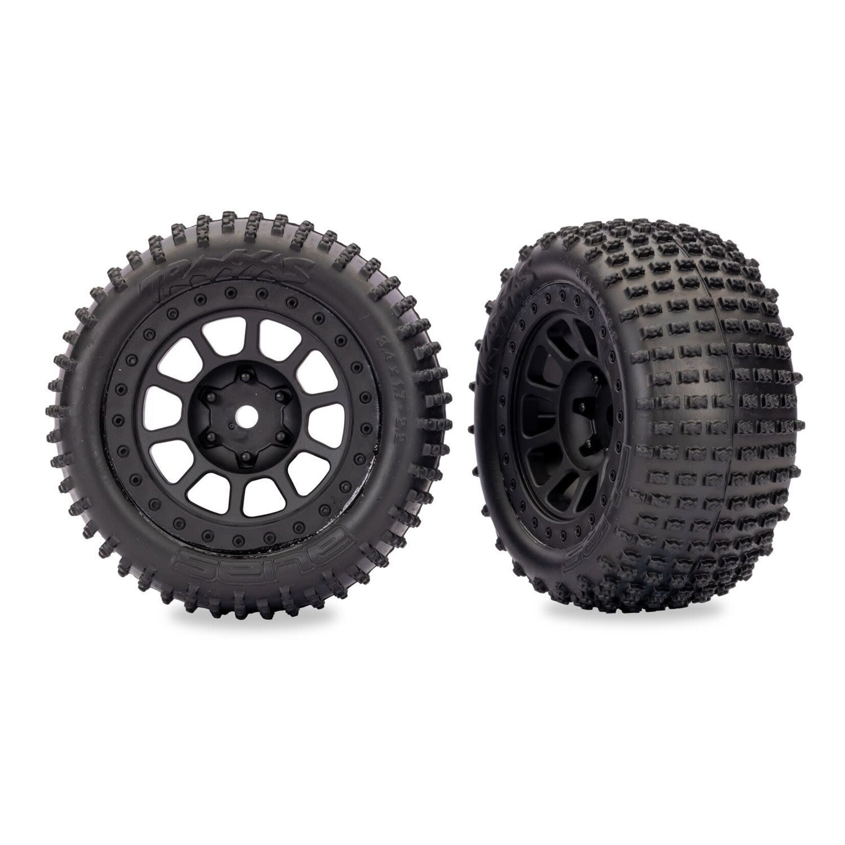 Traxxas 2.2" Black Wheels with Alias Tires (2)