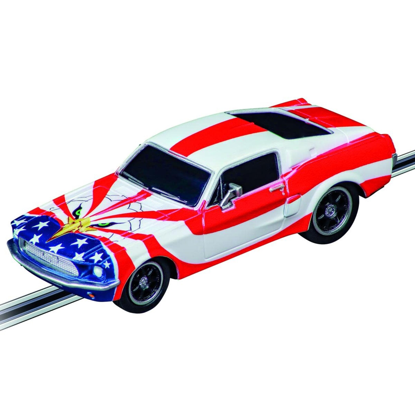 Carrera GO!!! Street Legends 1/43 Slot Car Racing Track Set w/Ford Mustang & Chevrolet Camaro