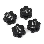 Hot Racing (HR) Aluminum 17mm Friction Dirt Shield Wheel Nuts, for Arrma
