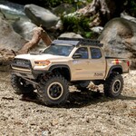 Axial 1/30 SCX30 Toyota Tacoma TRD Pro Overland Edition 4X4 RTR Brushed Rock Crawler (Battery & Charger Included), Tan