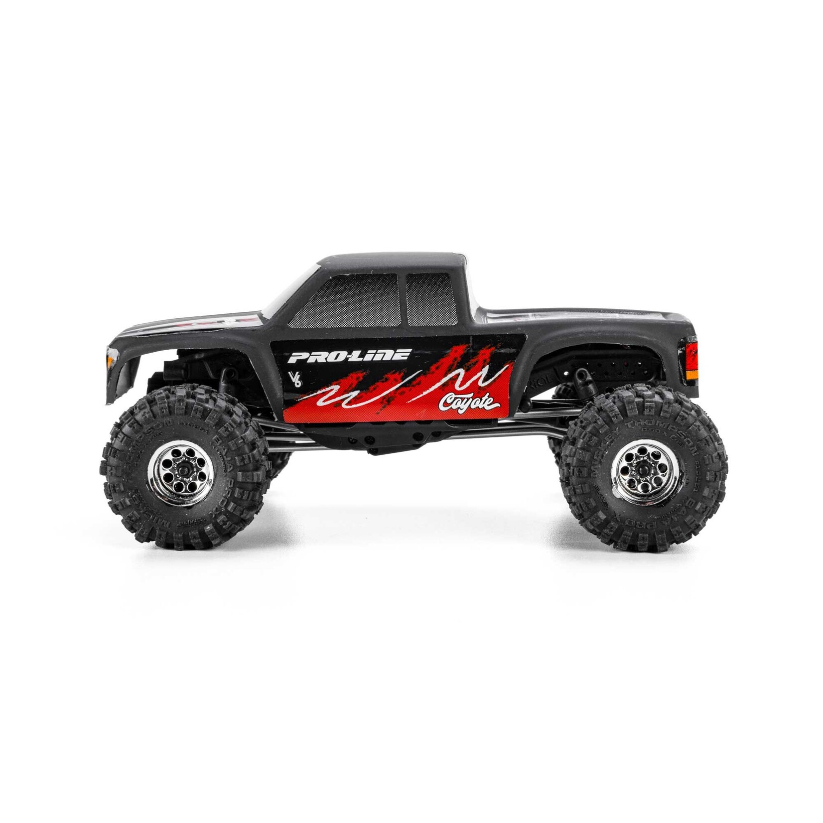Pro-Line 1/30 Limited Edition Pre-Cut/Pre-Painted Coyote High Performance Body, Matte Black: Axial SCX30