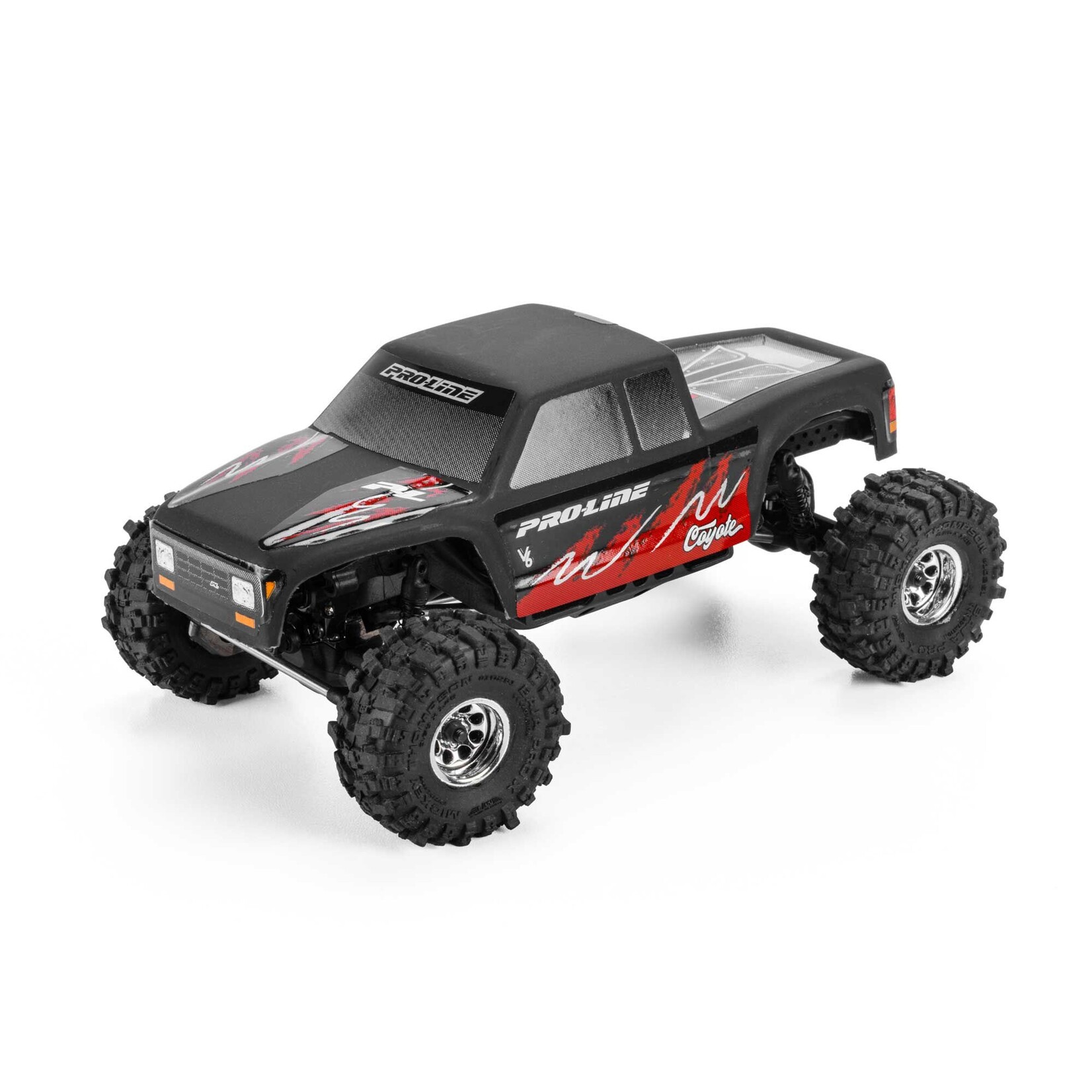 Pro-Line 1/30 Limited Edition Pre-Cut/Pre-Painted Coyote High Performance Body, Matte Black: Axial SCX30