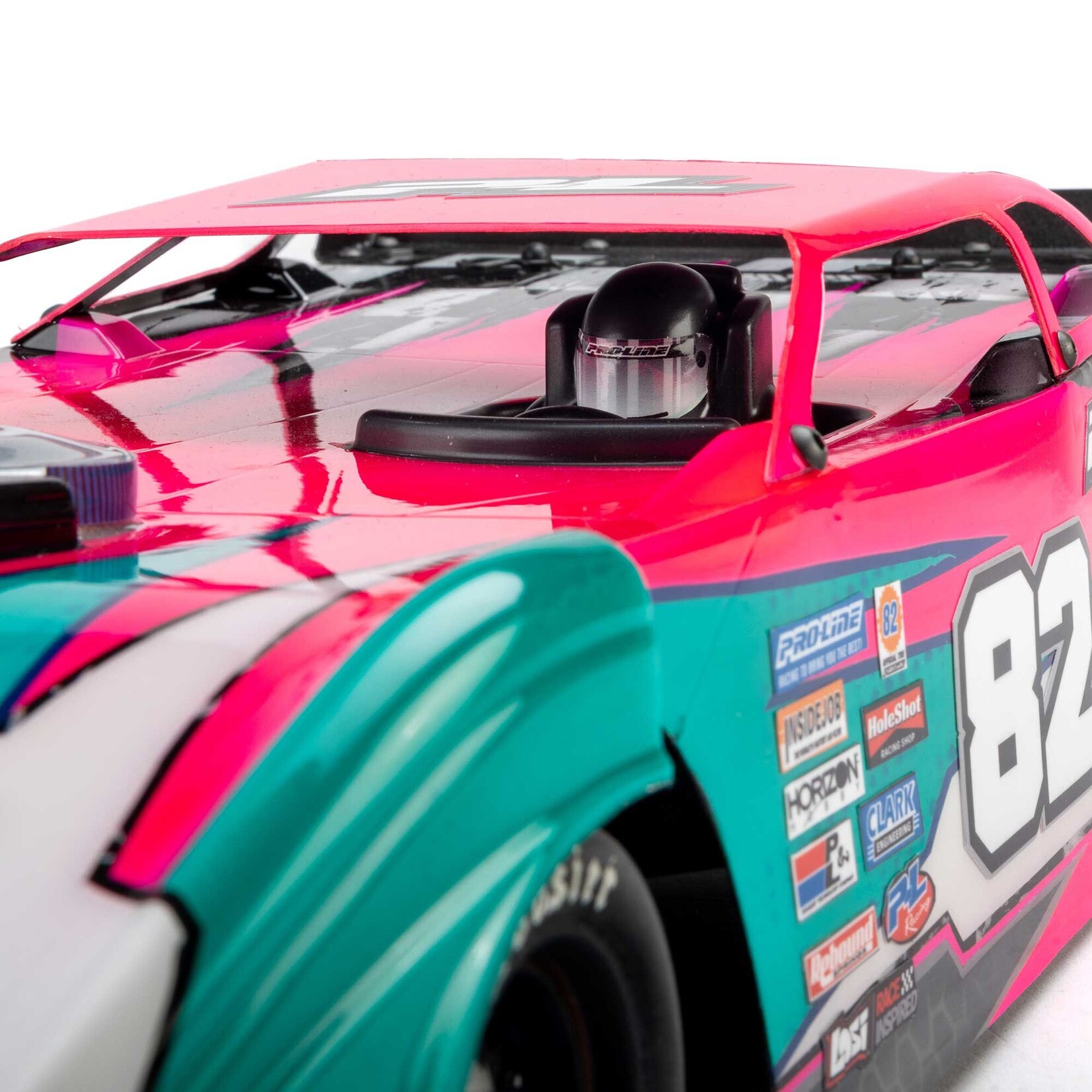 Pro-Line 1/12 Pre-Cut Dirt Late Model Tombstone Hi-Performance Clear Body: Losi GROM ALM and NASCAR