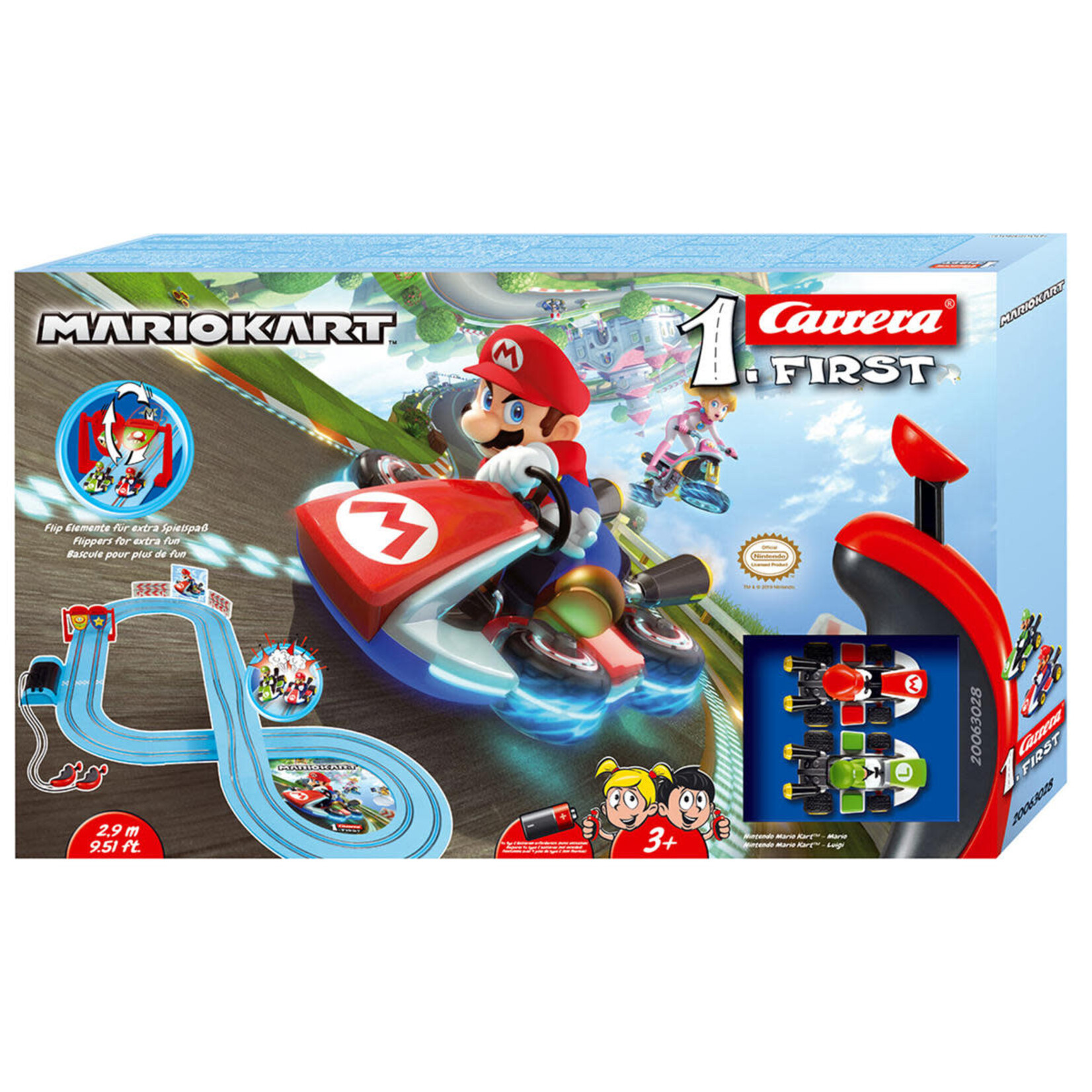 Carrera FIRST Mario Kart™ - Mario vs. Luigi Slot Car Racing Set