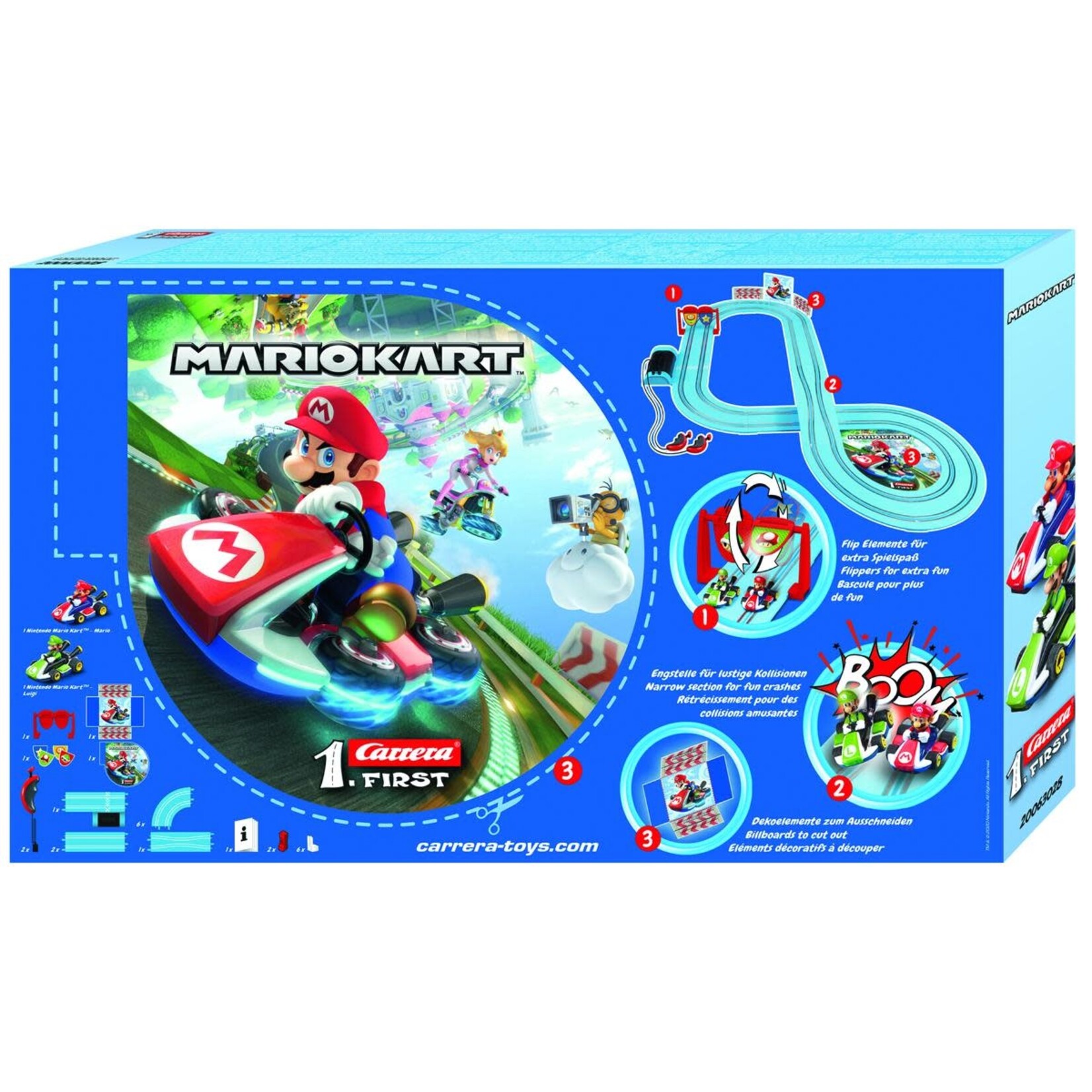 Carrera FIRST Mario Kart™ - Mario vs. Luigi Slot Car Racing Set