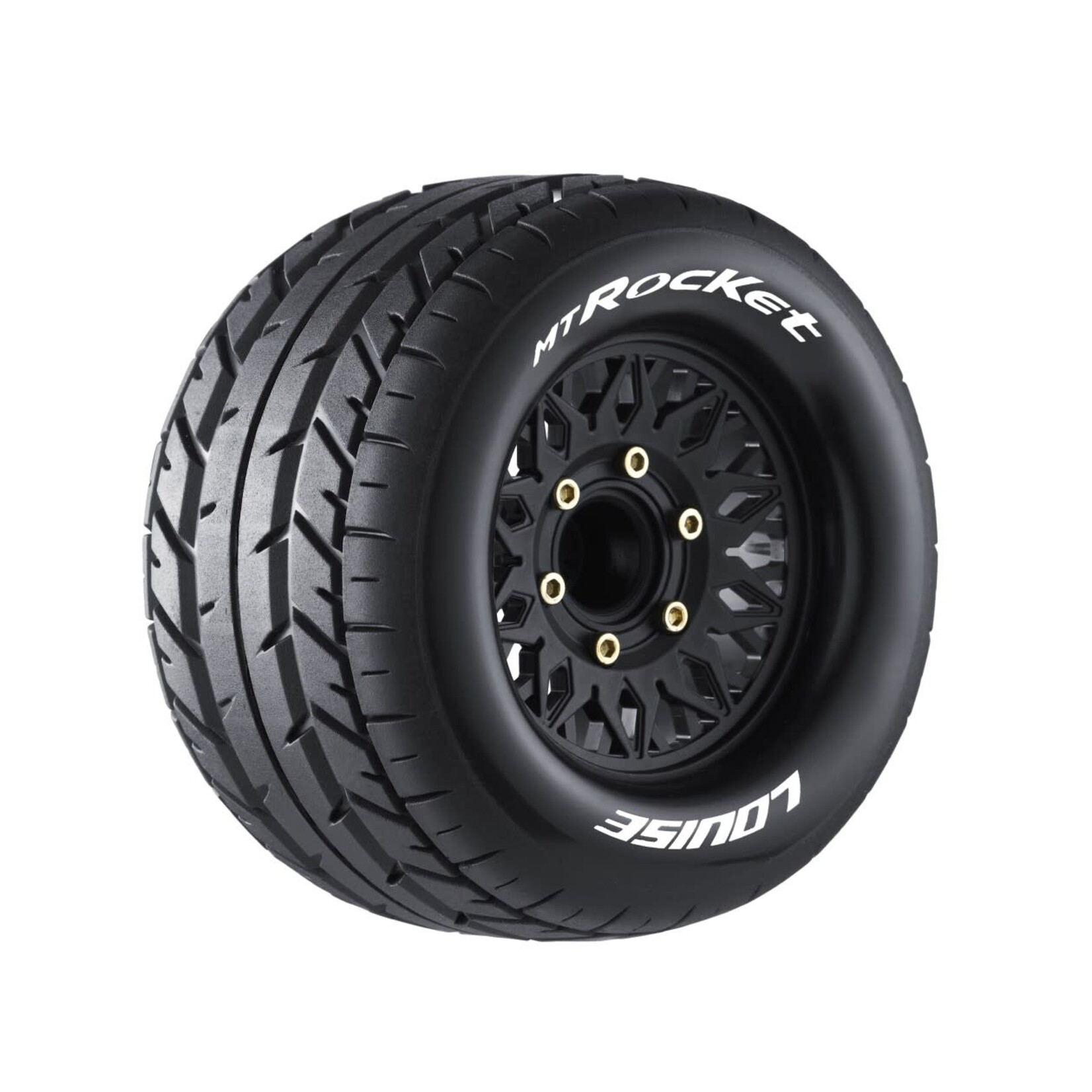 MT-Rocket Soft, 1/10 Monster Truck Tires, 0 & 1/2 " Offset, 12, 14, 17mm Removable Hex