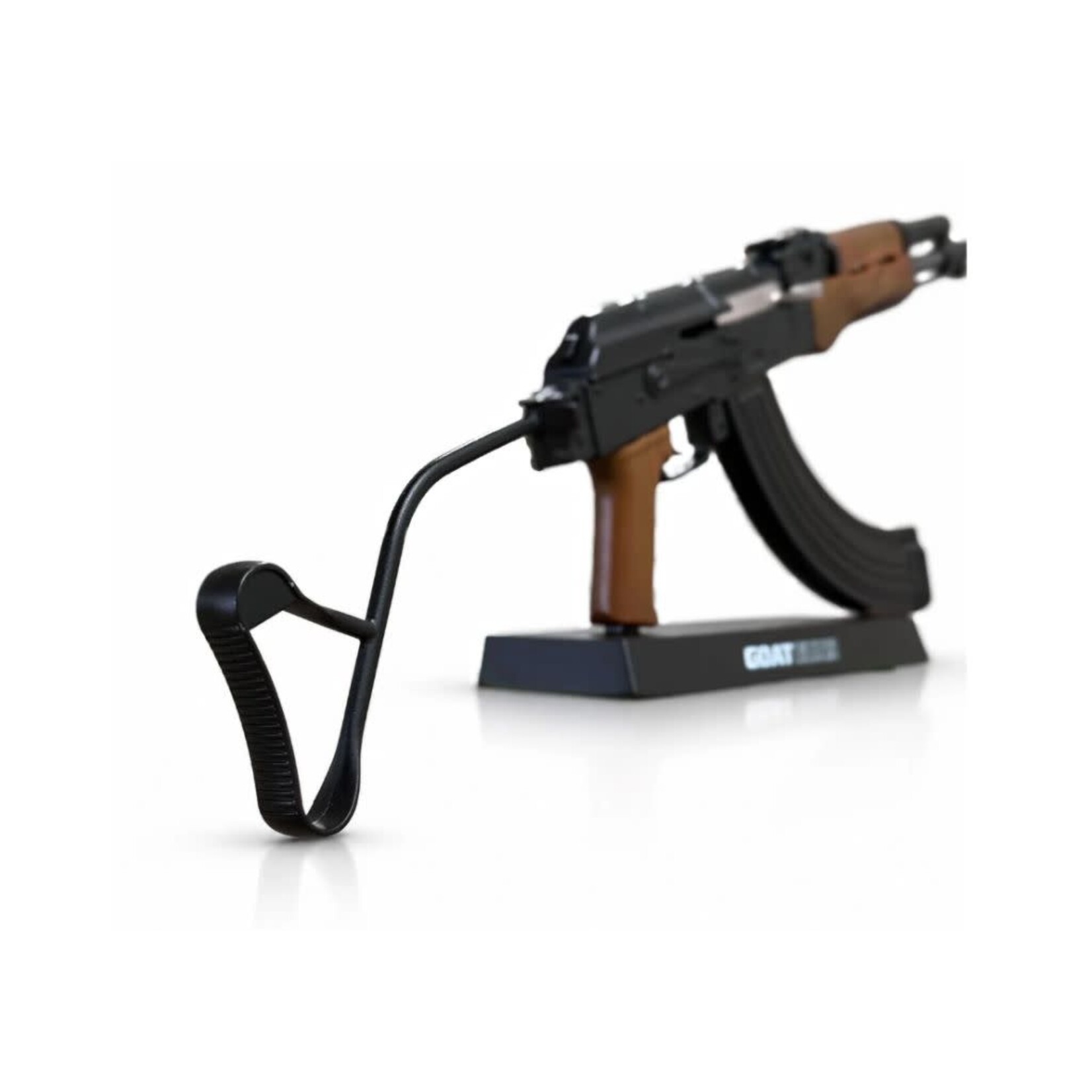 Miniature Black Ak 47 Wirestock - 1:3 Scale Model