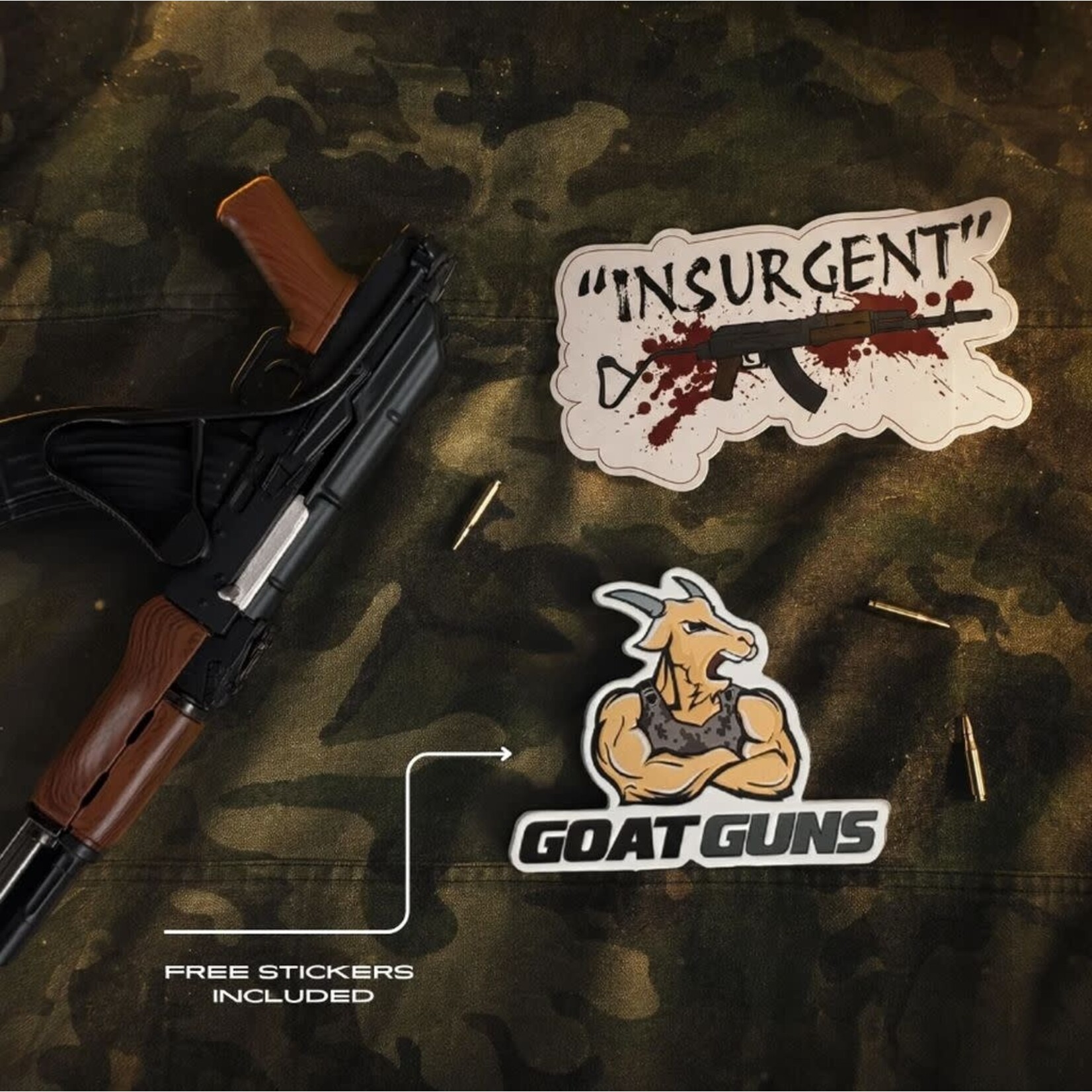 Miniature Black Ak 47 Wirestock - 1:3 Scale Model