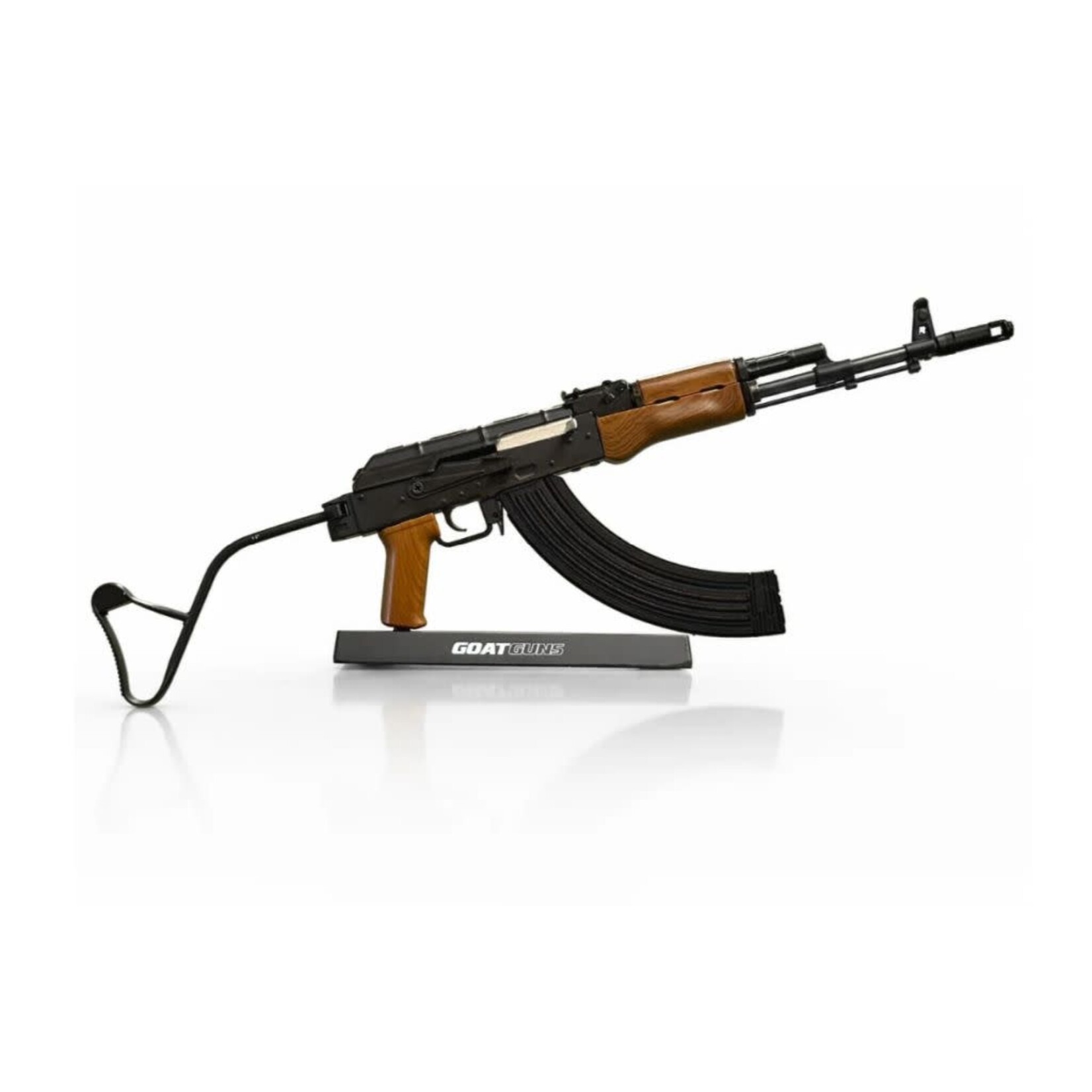 Miniature Black Ak 47 Wirestock - 1:3 Scale Model