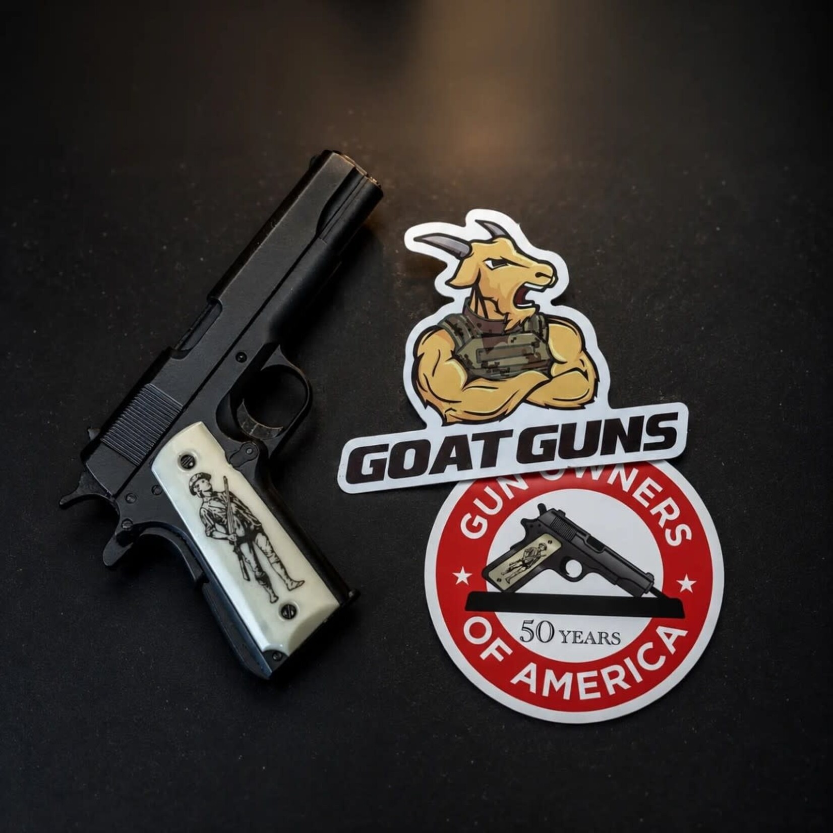 GoatGuns Edition 1911 with Patriot on Grip