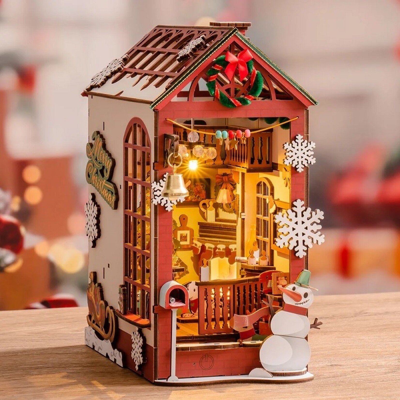 Rolife Christmas Indoor Scene DIY Book Nook