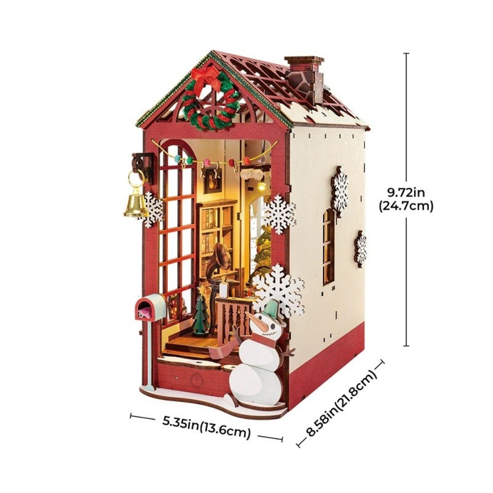 Rolife Christmas Indoor Scene DIY Book Nook