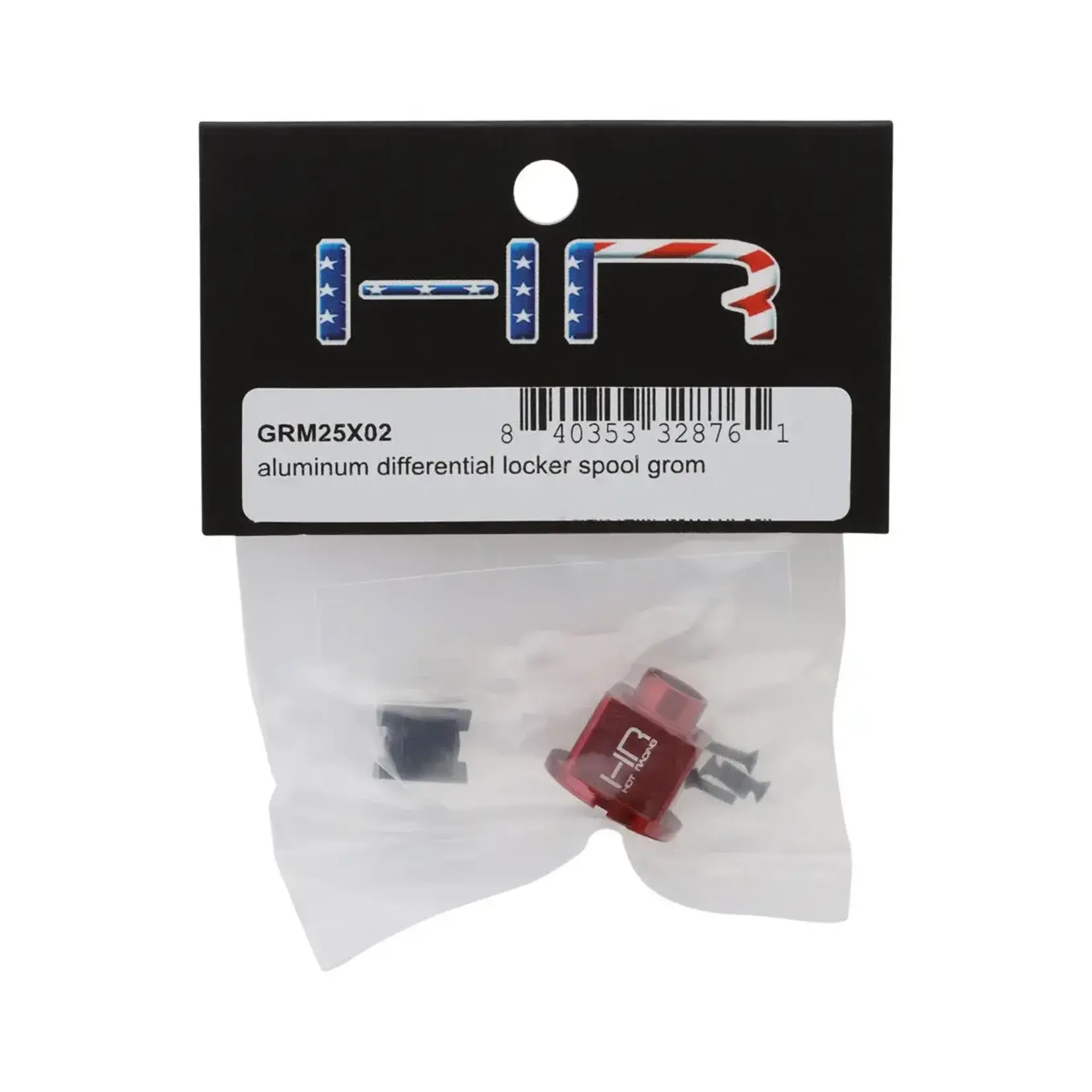 Hot Racing (HR) Arrma Grom Aluminum Differential Locker Spool (Red)