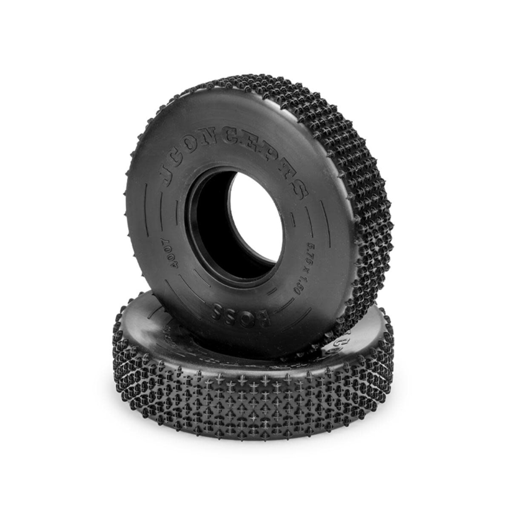 JConcepts Boss 2.2" Rock Crawler Tires (2) (5.75" OD) (Green)