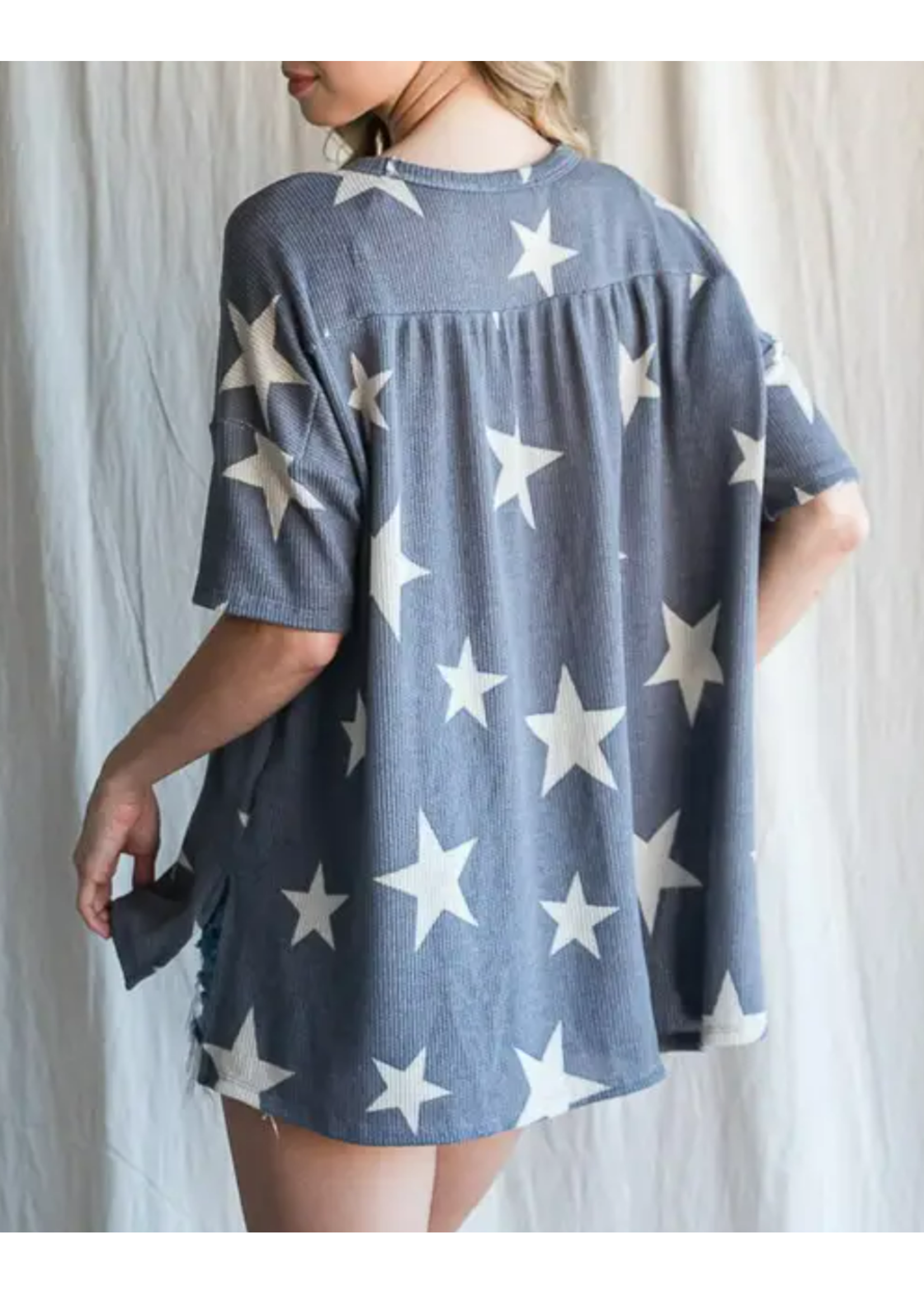 You Are A Shooting Star Stonewashed Star Top
