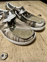 Casual Leopard Flat Canvas Shoes