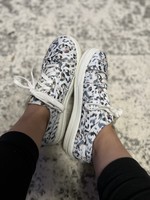 Leopard Print Lace Up Shoe