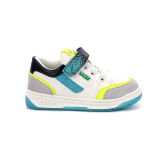 Kickers KOUIC BLANC GRIS FLUO KY46WG 24E928540-30_32