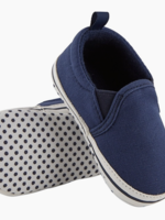 Stephan Baby Navy Canvas Shoe 6-12