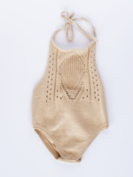 Baileys Blossoms Drake Halter Crochet Romper