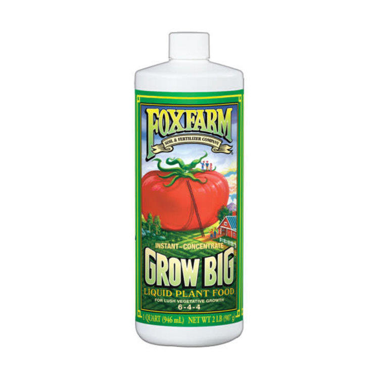 FoxFarm FoxFarm Grow Big Liquid Plant Food Concentrate 6-4-4