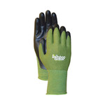 BGC Bamboo Nitrile Palm Gloves Green