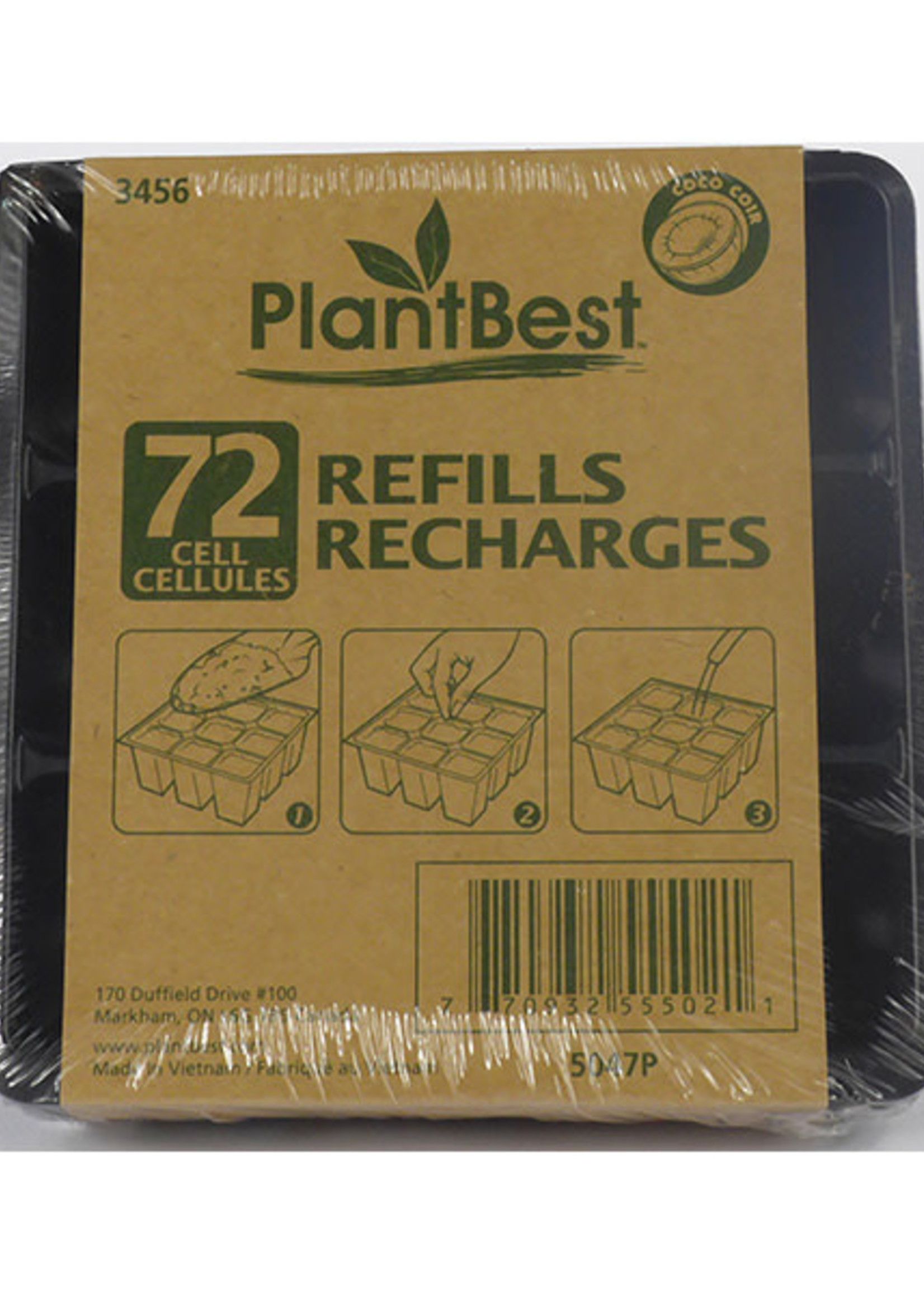 Plant Best 72 Cell Refill Seed Starter
