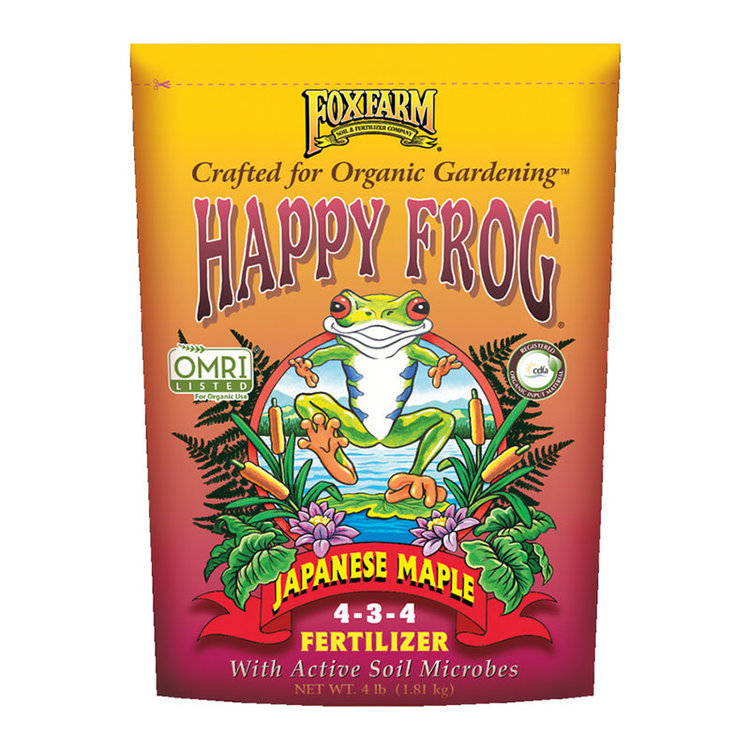 FoxFarm Happy Frog Japanese Maple Fertilizer 4-3-4 4 lb