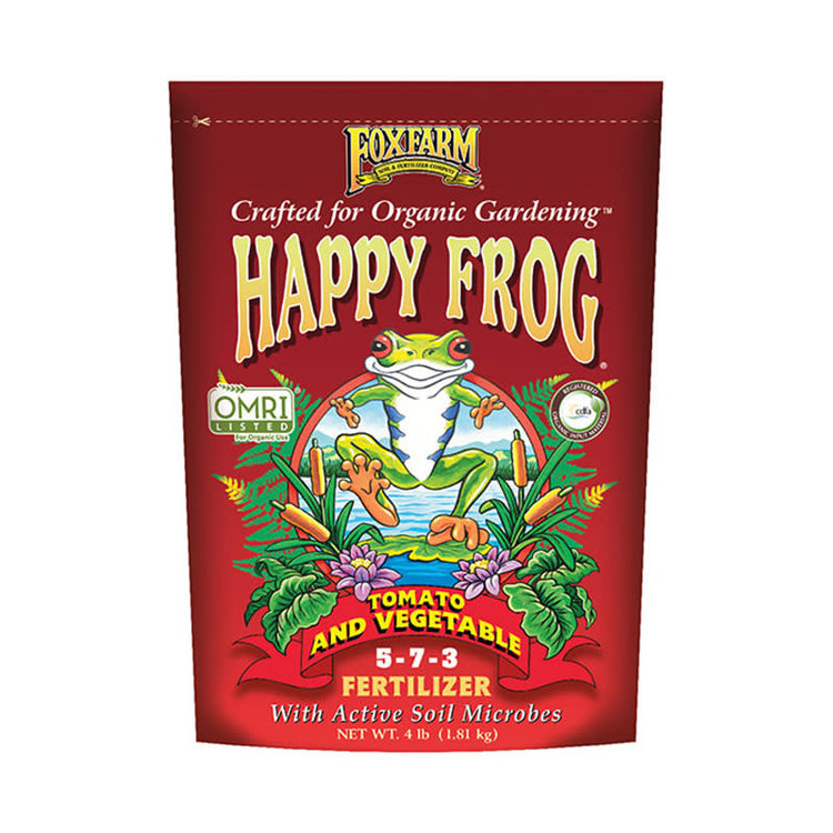 FoxFarm FoxFarm Happy Frog Tomato & Vegetable Fertilizer 5-7-3 4 lb