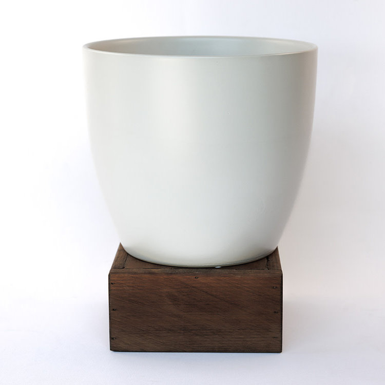 Palm Springs Palm Springs Bell (PC) Pot, Matte White