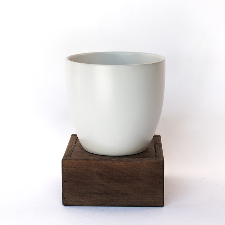 Palm Springs Palm Springs Bell (PC) Pot, Matte White