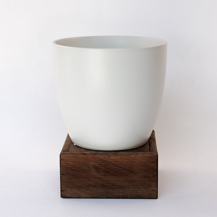 Palm Springs Palm Springs Bell (PC) Pot, Matte White