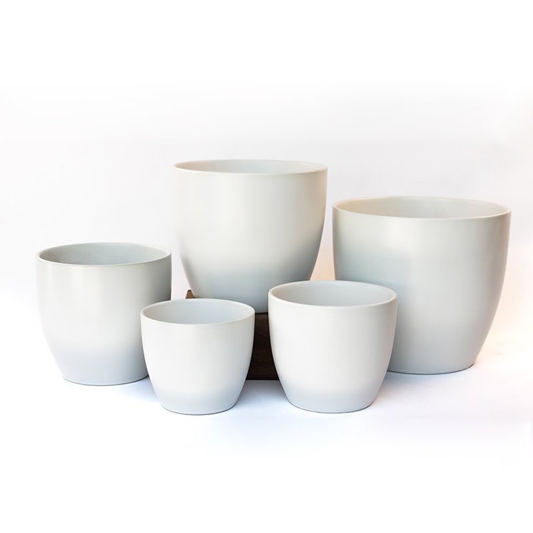 Palm Springs Palm Springs Bell (PC) Pot, Matte White