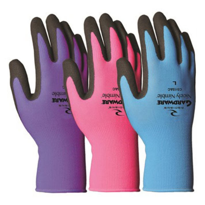 Bellingham Blue Palm-Dipped Knit Work Gloves