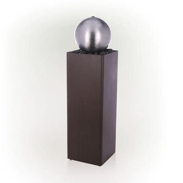 Alpine Metal Orb Fountain