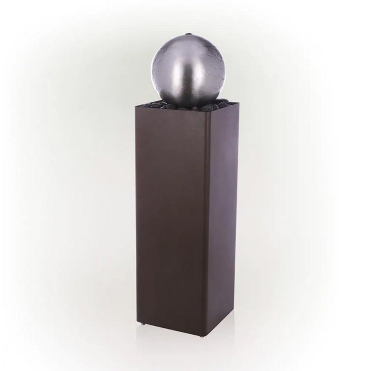 Alpine Metal Orb Fountain