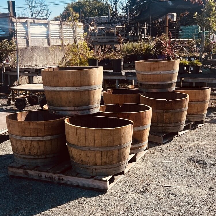 Half Wine Barrel