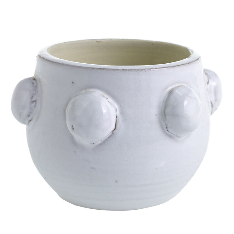 Accent Decor Fem Rosa Pot, White