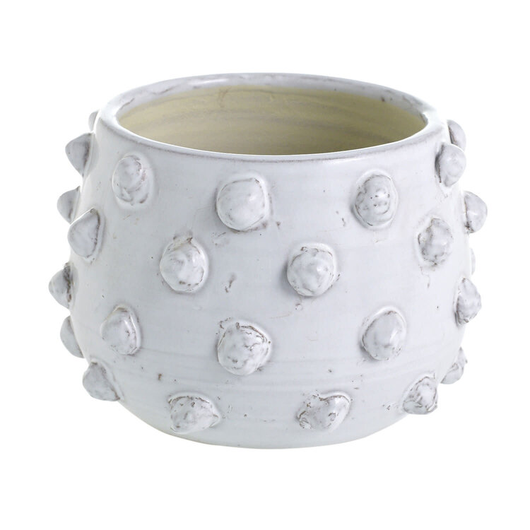 Accent Decor Fem Rosa Pot, White