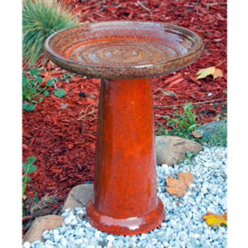 Vortex Birdbath w/ Locking Top, Sedona 15"x19"