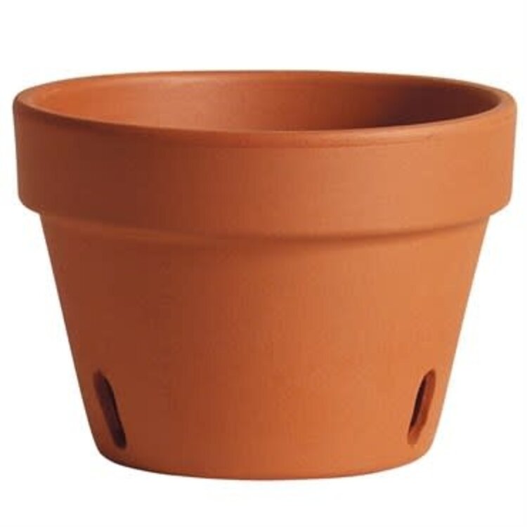 Deroma® Orchid Clay Pot, Terra Cotta