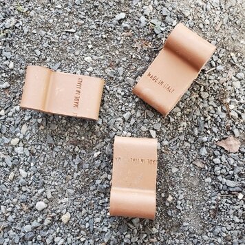 Deroma® Pot Feet, Terra Cotta 3pk