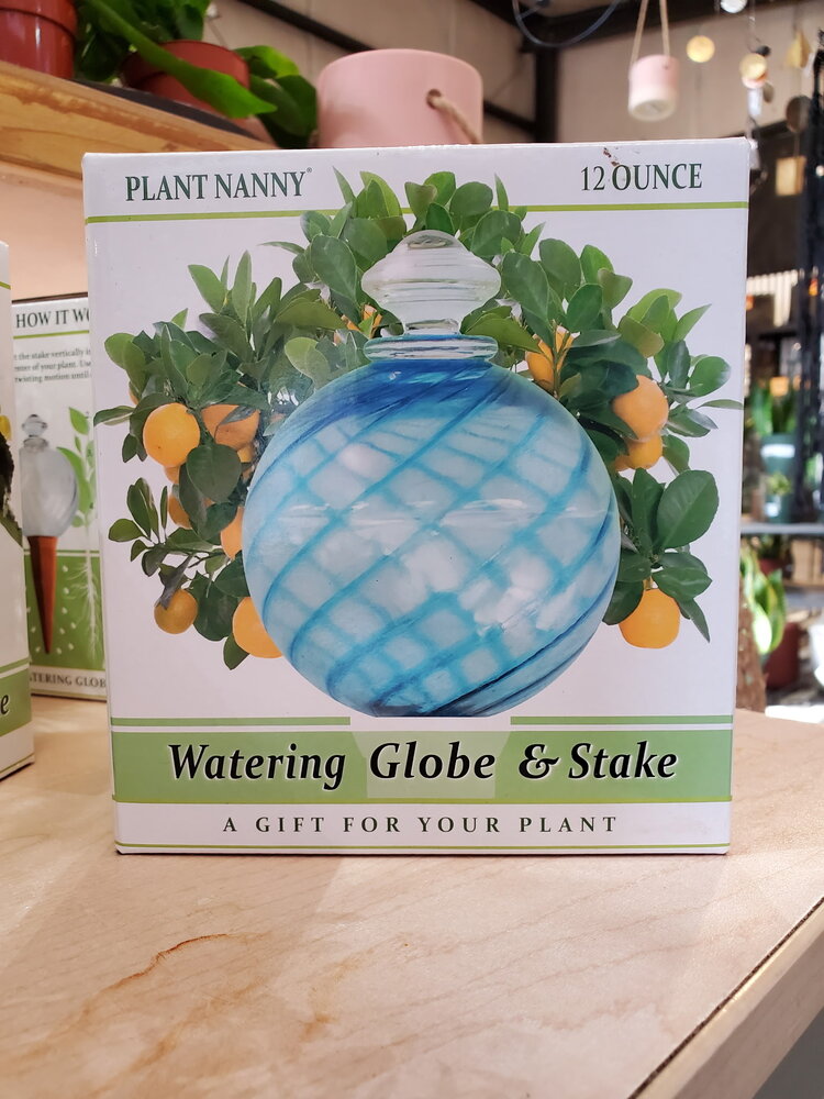 Plant Nanny Plant Nanny 12oz Aqua H2O Glb/Stk Set