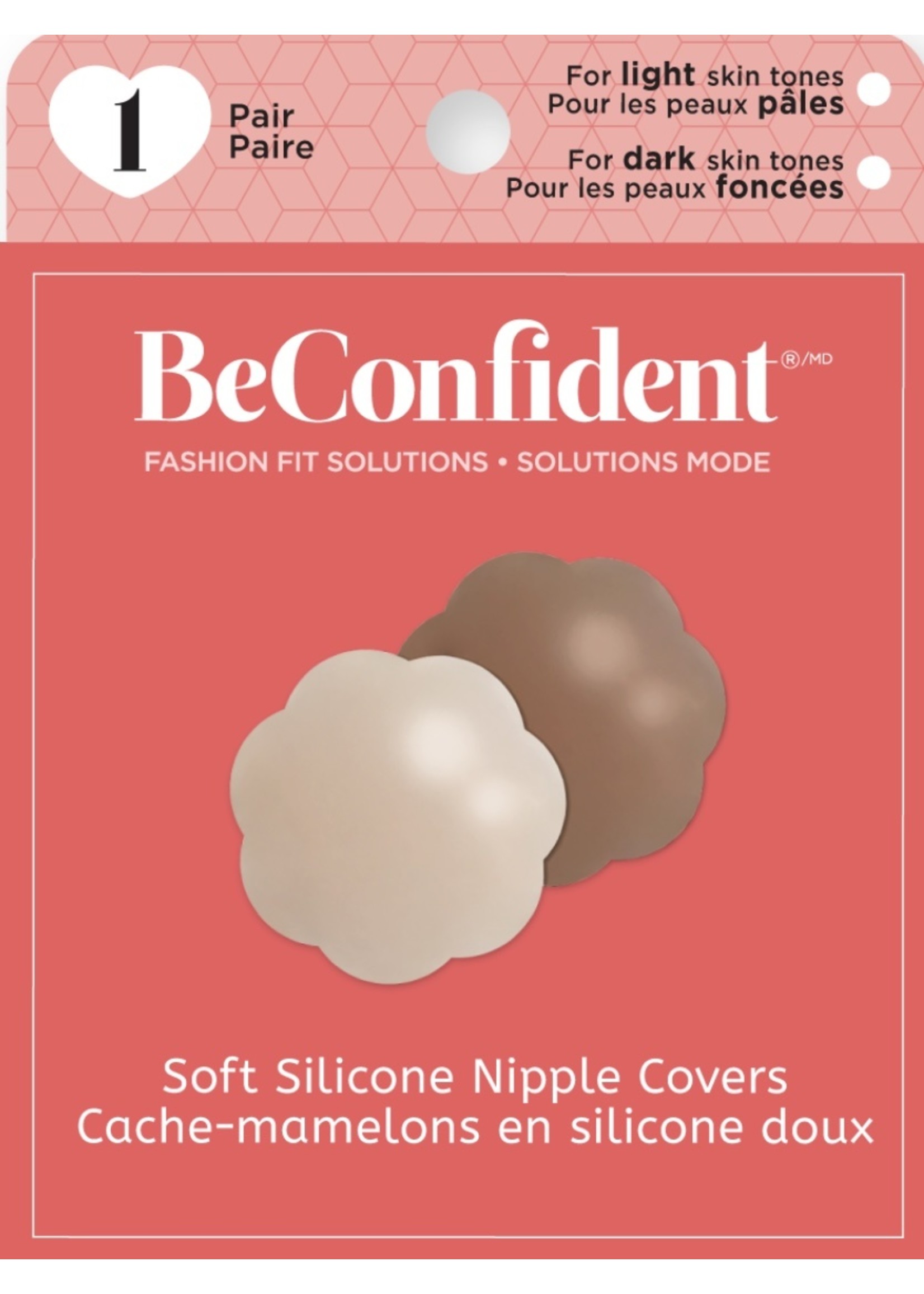 Be Confident SOFT SILICONE NIPPLE COVERS - 1 PAIR