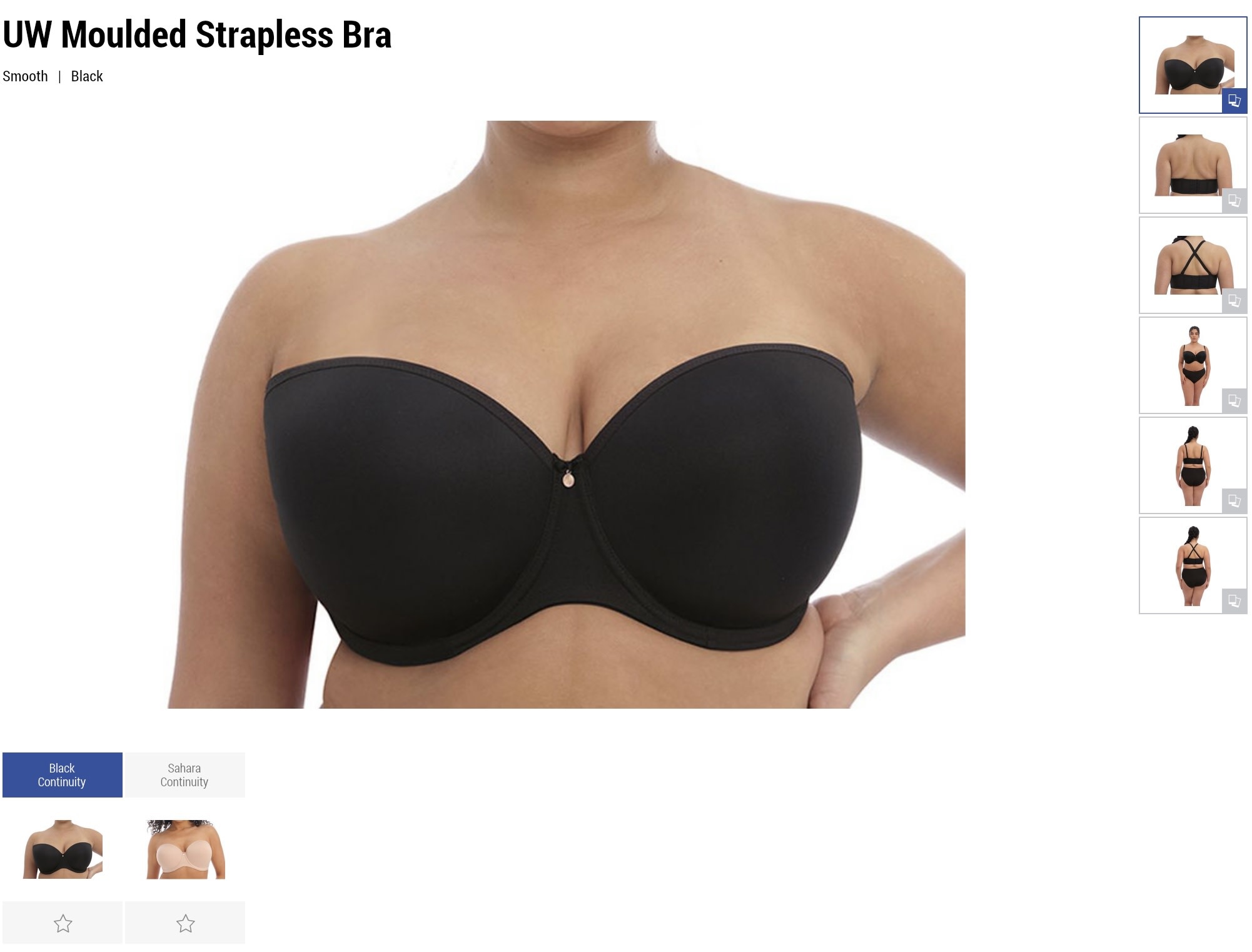 Elomi Smooth UW Moulded Strapless